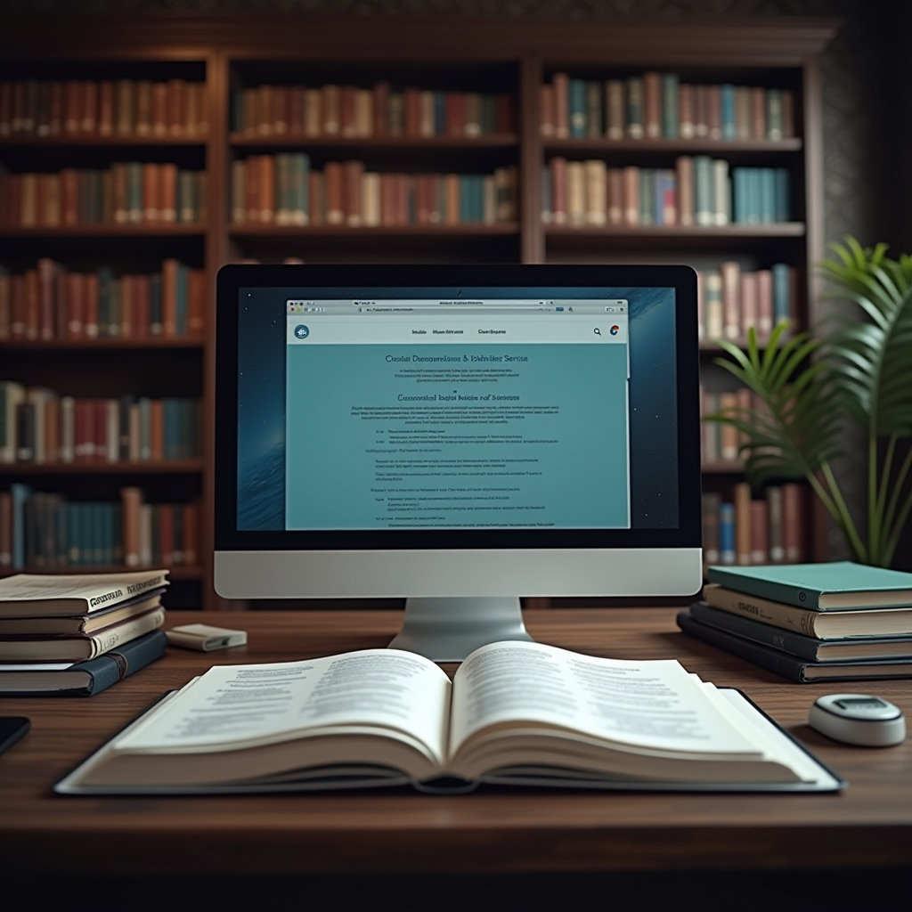 Библиотека с официальными документами, таможенными регламентами, международными соглашениями, компьютер с открытыми официальными сайтами таможенных служб, профессиональная исследовательская среда